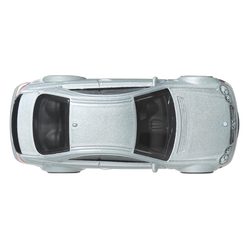 Hot Wheels Boulevard Mercedes Benz CLK 63 AMG Black Series – Premium 1:64 Scale Sports Car (Silver, Metal Body & Real Riders Tires)