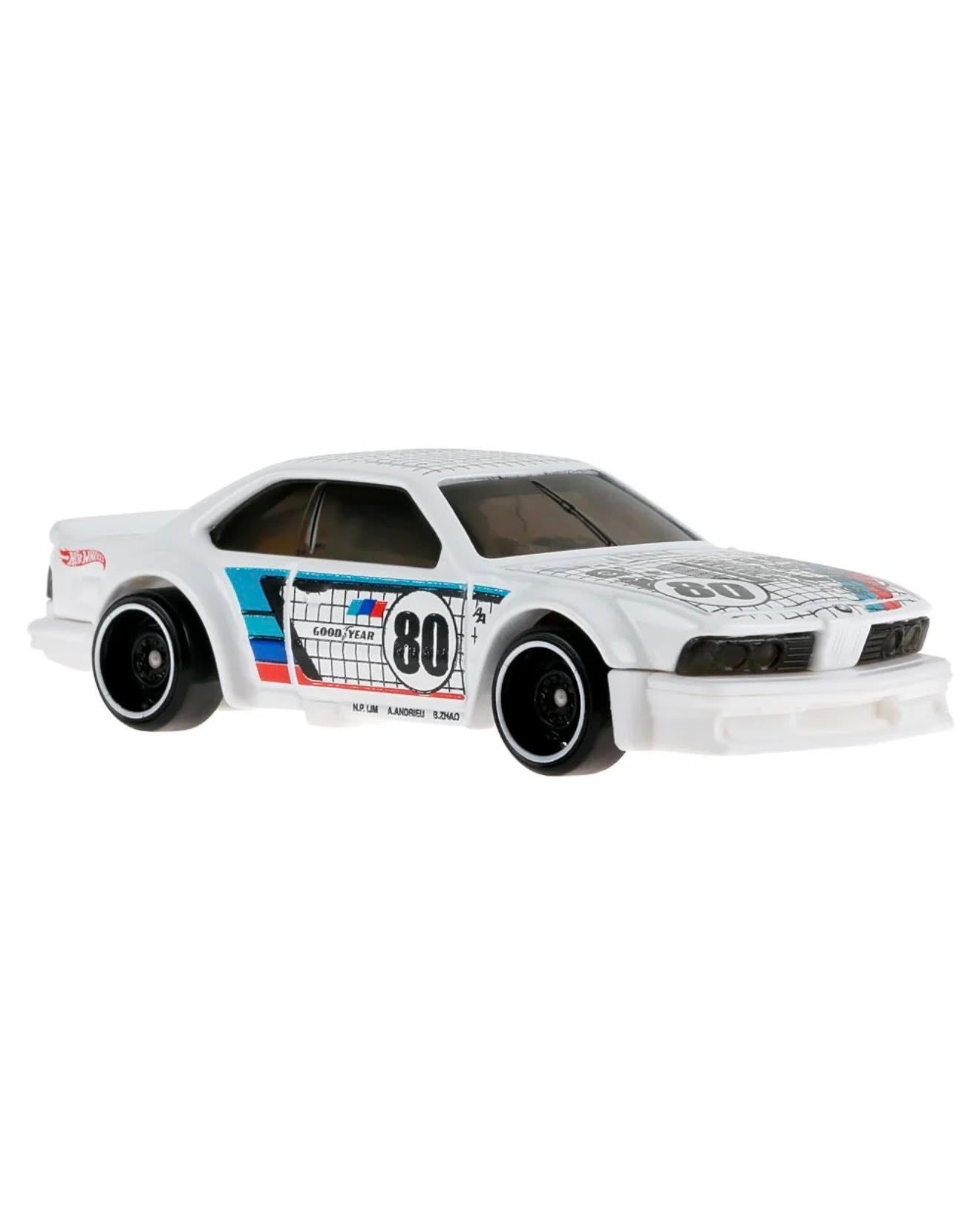 Hot Wheels Mainline G Case 2026:BMW 635 CSi (White/M-Sport Livery)
