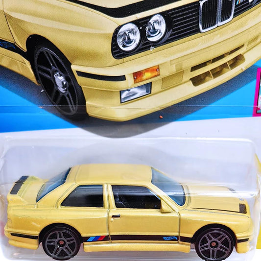 Hot Wheels 1992 BMW M3 HW The 90s 1:64 Scale Die-Cast Car (Yellow) – Ages 3 and Up