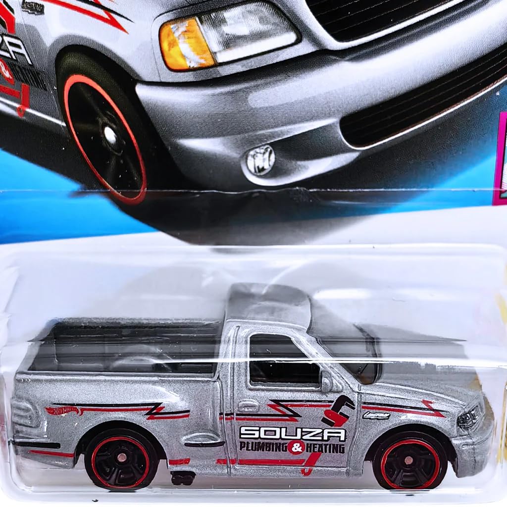 Hot Wheels 2024 99 Ford F-150 SVT Lightning HW The 90S Ages 3 and Up (Grey)