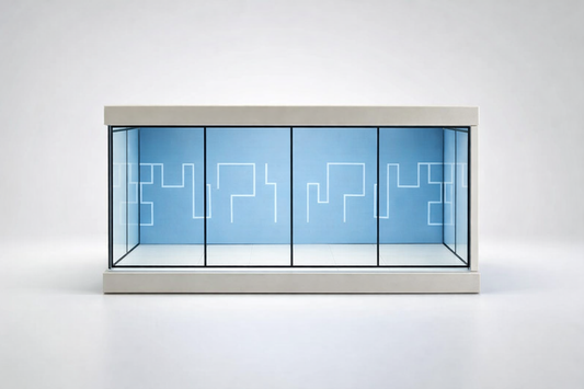 Premium LED Diecast Car Garage Display Case (1:64 Scale) | Acrylic Showcase Box for Mini Car Collection