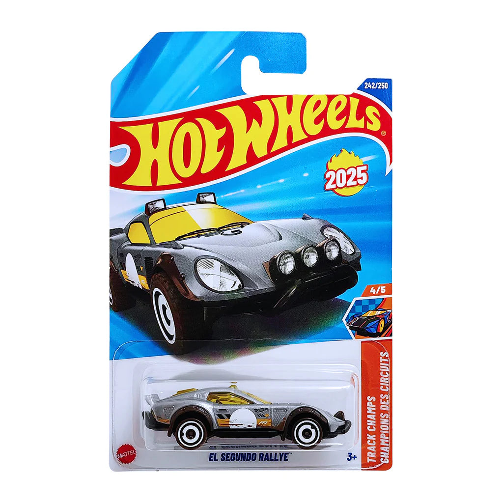 Hot Wheels Pack of 3 – Salt Shaker (Navy/Red), Drift N’ Break (Grey), and El Segundo Rallye (Grey) | Premium Die-Cast Car Set