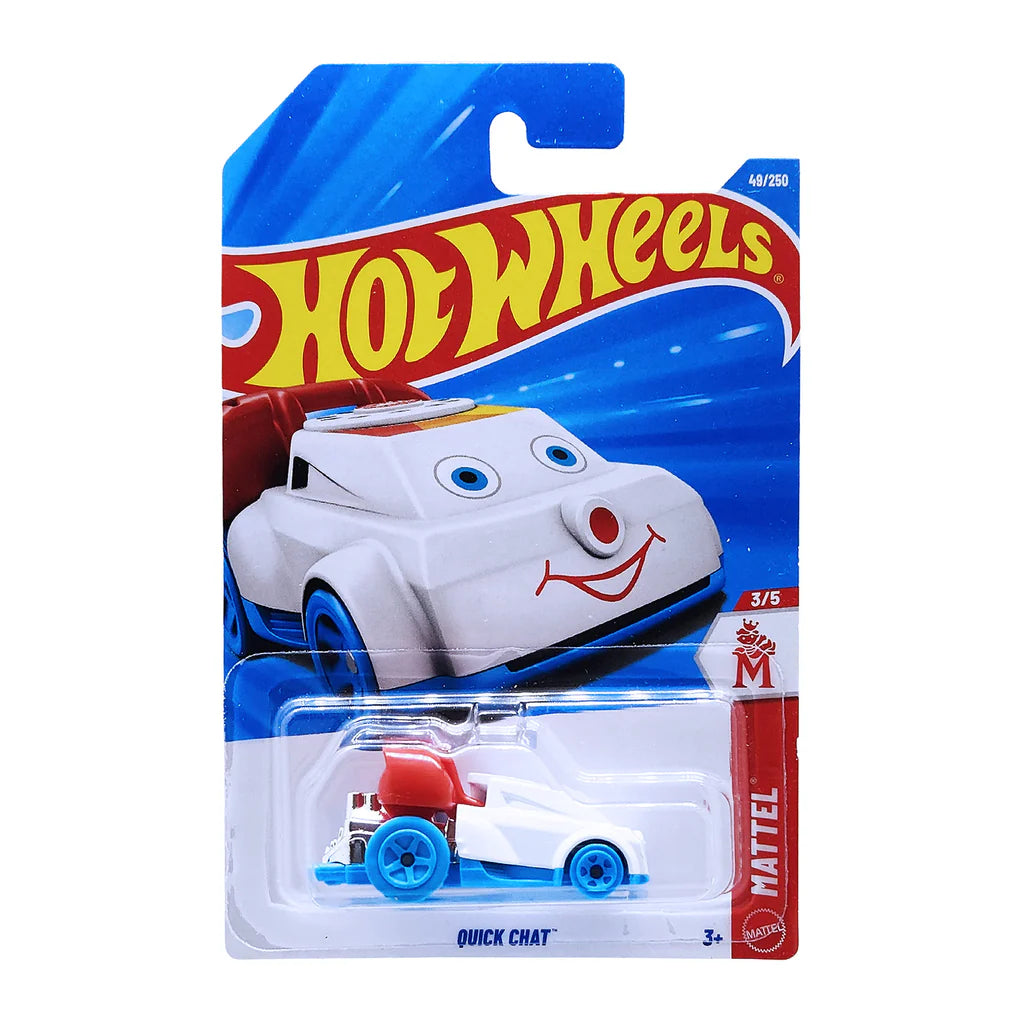 Hot Wheels Die-Cast 3 Car Bundle | Honda Civic Type R 2018, 1969 Chevy Chevelle & Quick Chat