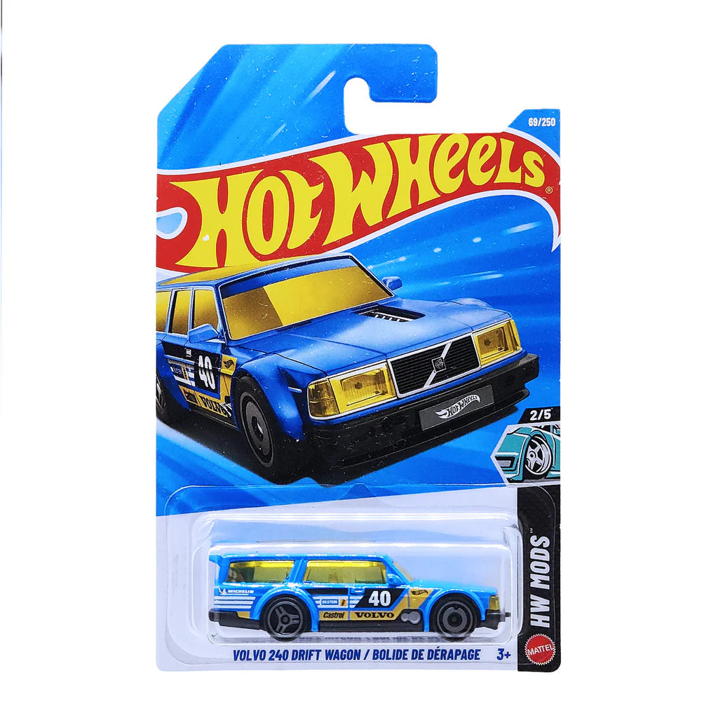 Hot Wheels 3 Pack Diecast Cars | ’83 Chevy Silverado · X-Celeron · Volvo 240 Drift Wagon
