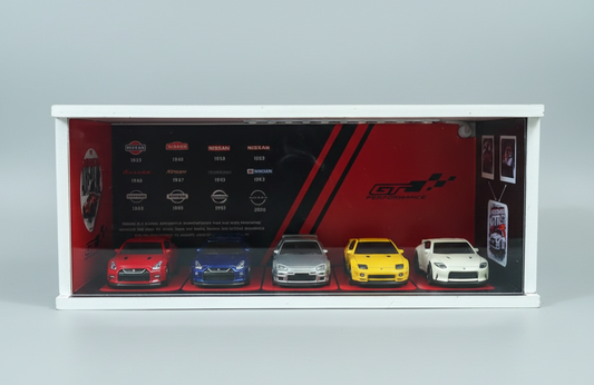 Premium Hot Wheels Garage Display Case – 1/64 Diecast Showroom Storage with LED Lighting