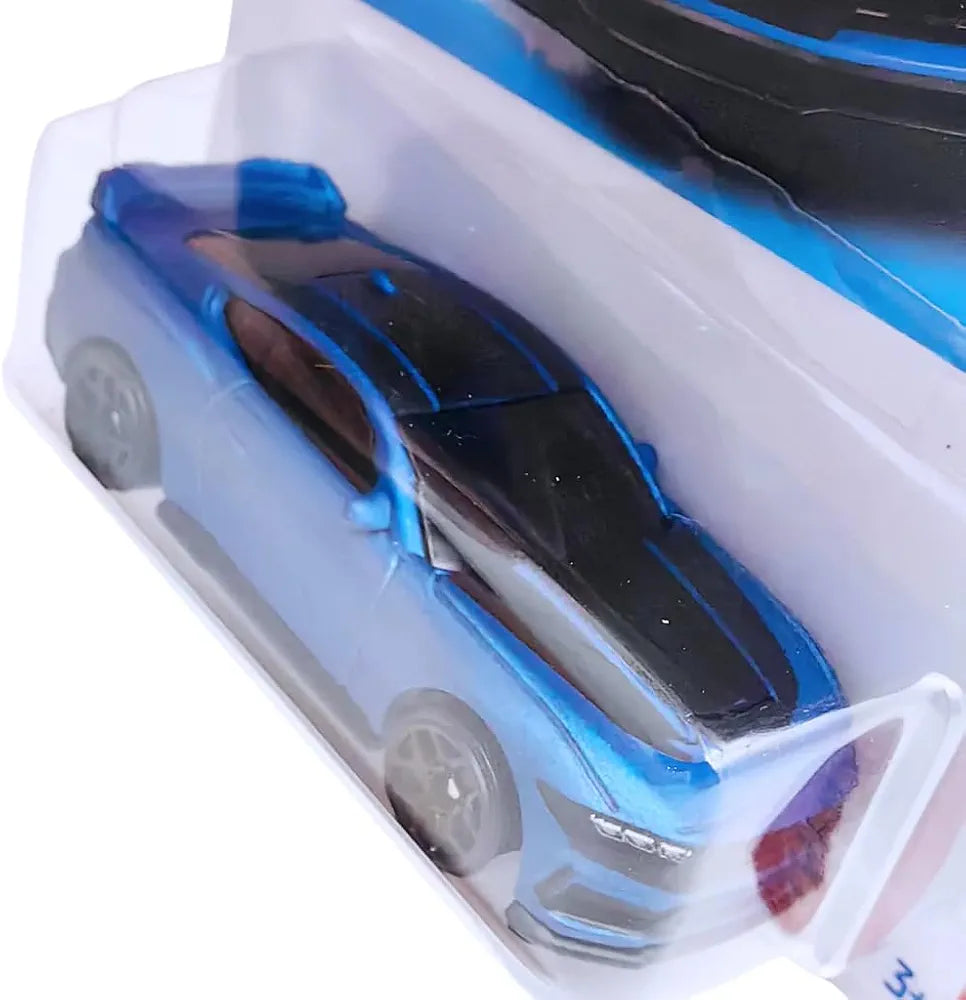 Hot Wheels 1:64 Scale Ford Mustang Dark Horse Then and Now for Ages 3 and Up by Small Clamp (Blue)