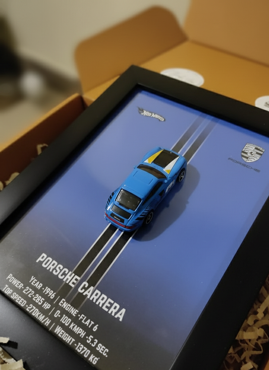 Porsche Carrera – 3D Collectible Frame