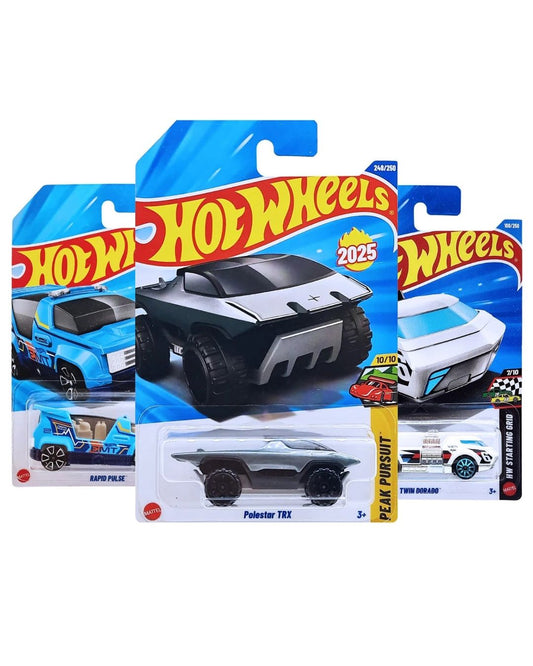 Hot Wheels Rapid Pulse, Twin Dorado & Polestar TRX – 3 Pack
