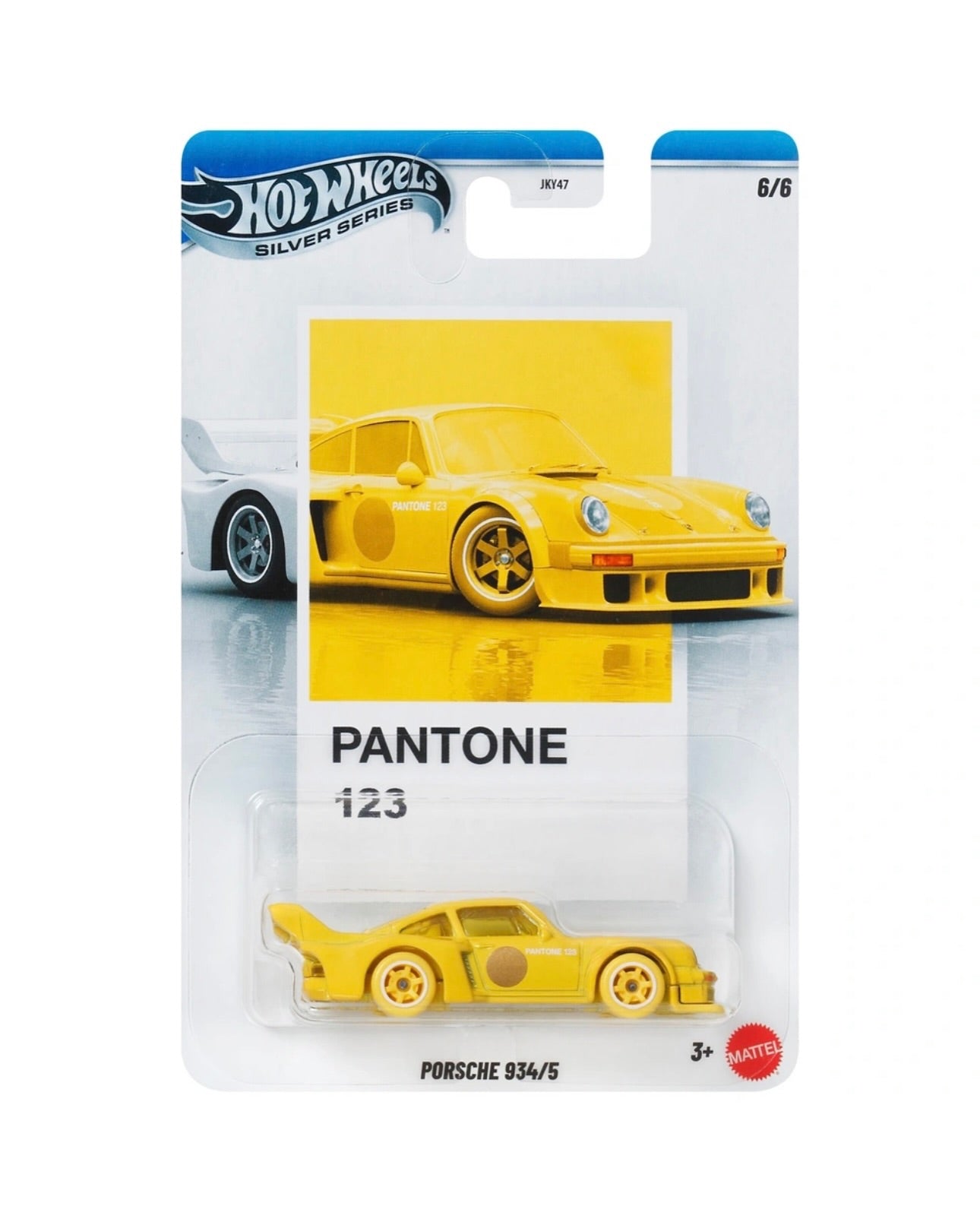 ilver Series Pantone 123 Porsche 934/5 [Yellow] (Chase!) 6/6, 1:64 Scale Diecast