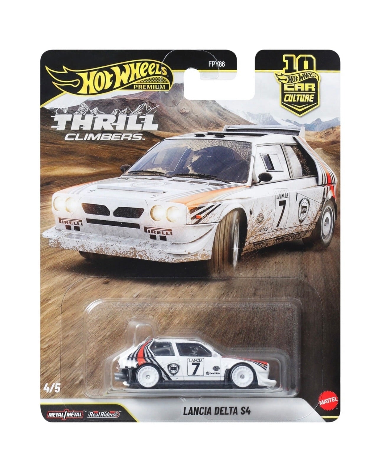 Hot Wheels Premium Car Culture Thrill Climbers Lancia Delta S4