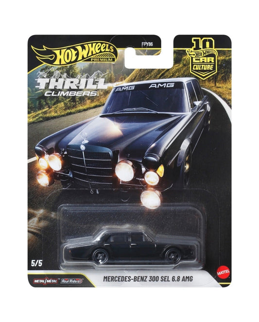 Hot Wheels Premium Car Culture Thrill Climbers Mercedes-Benz 300 SEL 6.8 AMG