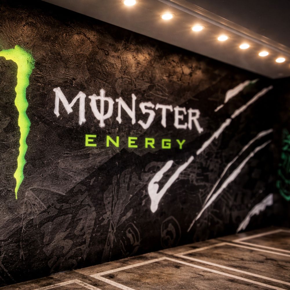 Energy Racing Garage Diorama Display – Premium 1:64 Scale Diecast Car Showcase (Black & Neon Edition)