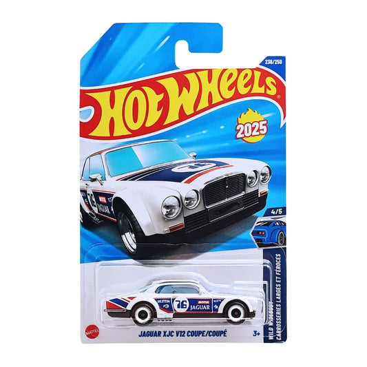 Hot Wheels 2025 Jaguar XJCV12 Coupe Wild Widebody | 1:64 Die-Cast Car (White)