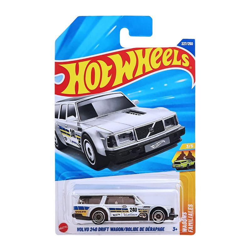 Hot Wheels 3 Pack Diecast Cars | Defender 90 · Volvo 240 Drift Wagon · Rapid Pulse