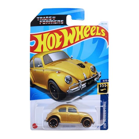 Hot Wheels 1:64 Scale Bumblebee HW Screen Time Gold – Ages 3+