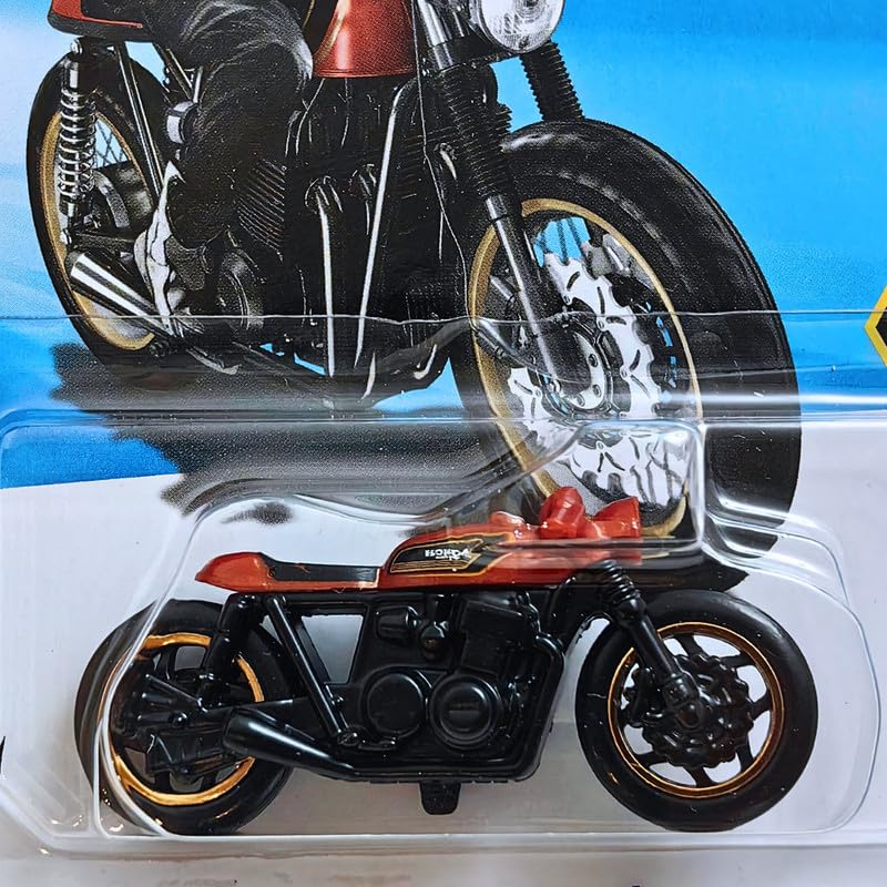 Hot Wheels 2025 Honda CB750 Café (Black) – HW Moto 150/250 | 1:64 Scale Diecast Motorcycle
