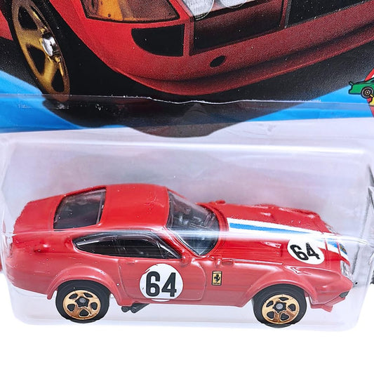 Hot Wheels Ferrari 365 GTB4 Competizione Race Day 222/250 (Red) – 1:64 Scale Die-Cast Car