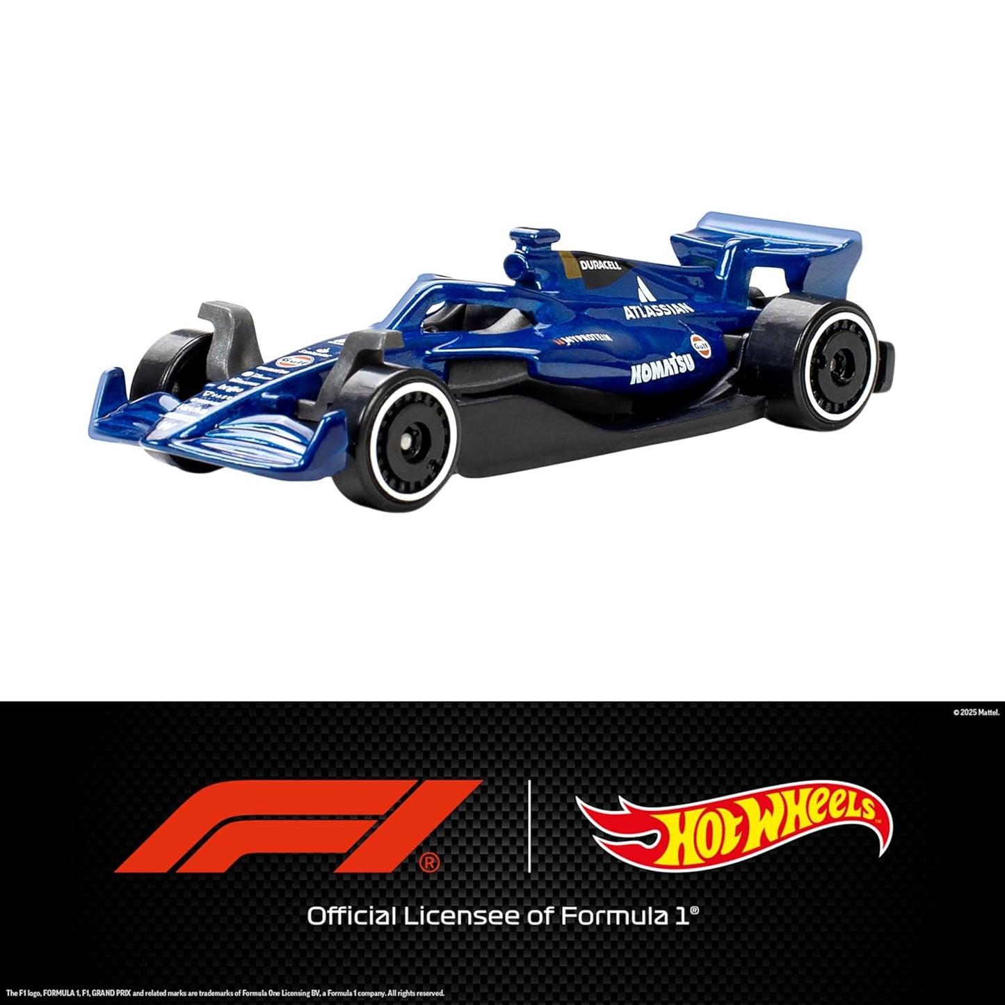 Hot Wheels 1:64 Scale 5-Pack Formula 1 Die-Cast Toy Cars, Set of 5 Officially Licensed, Collectible F1 Race Cars for Play or Display