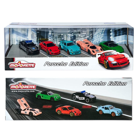 MAJORETTE - PORSCHE 5 PIECES GIFTPACK