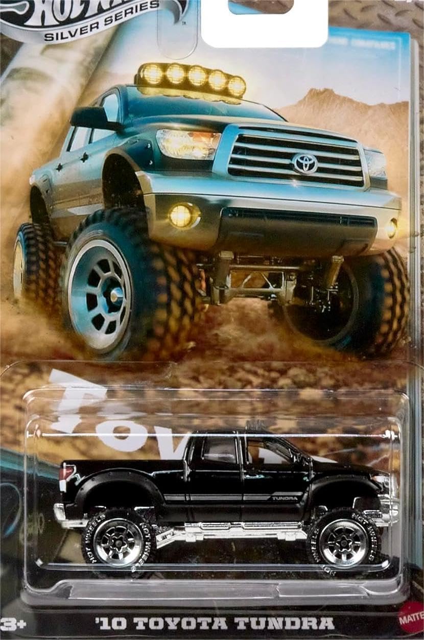 Hot Wheels Silver Series Toyota tundra Truck 1:64 Die-Cast Model | Rare Collectible Toy Vehicle | Adventure Toy Gift for Kids & Collectors
