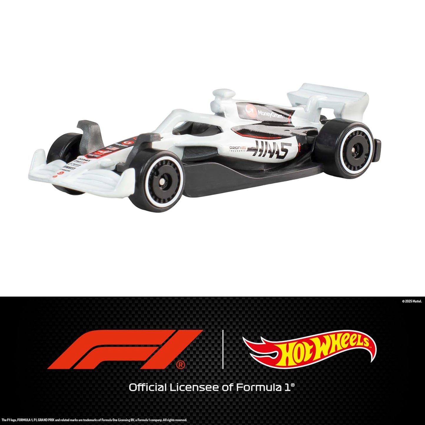 Hot Wheels 1:64 Scale 5-Pack Formula 1 Die-Cast Toy Cars, Set of 5 Officially Licensed, Collectible F1 Race Cars for Play or Display