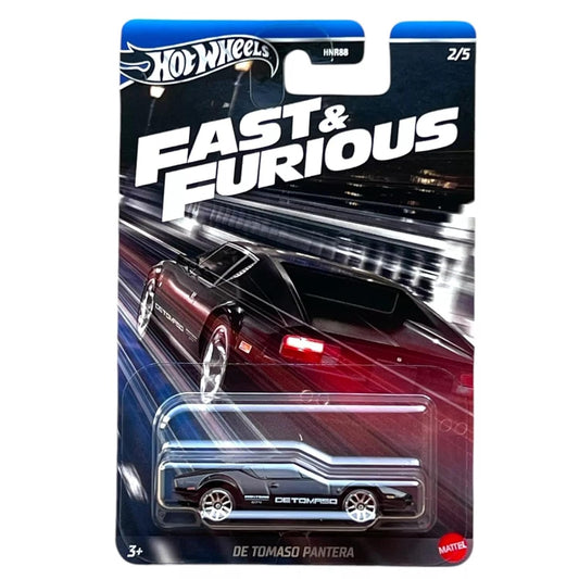 Hot Wheels Fast And Furious Auto DE Tomaso Panther Die Cast Model 1:64 Scale - Length 7 cm - HRW52