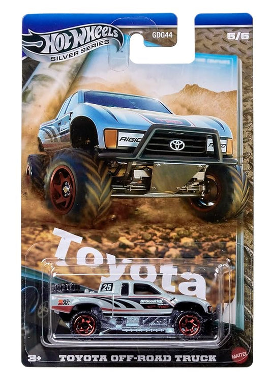 Hot Wheels Toyota Off-Road Truck 1:64 Die-Cast Vehicle – Rugged Adventure Model Car | Collectible Metal Truck Gift for Kids & Collectors