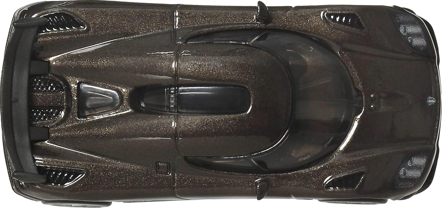 Hot Wheels Premium Fast & Furious 2010 Koenigsegg CCXR – 1:64 Scale Die-Cast Car (Black, Metal Body & Real Riders)