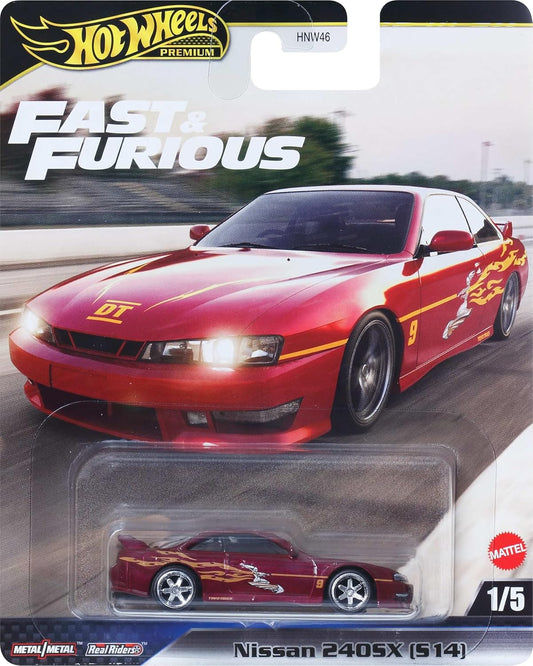 Hot Wheels Fast & Furious Nissan 240SX (S14) 2025 | 1:64 Scale Die-Cast Car for Collectors