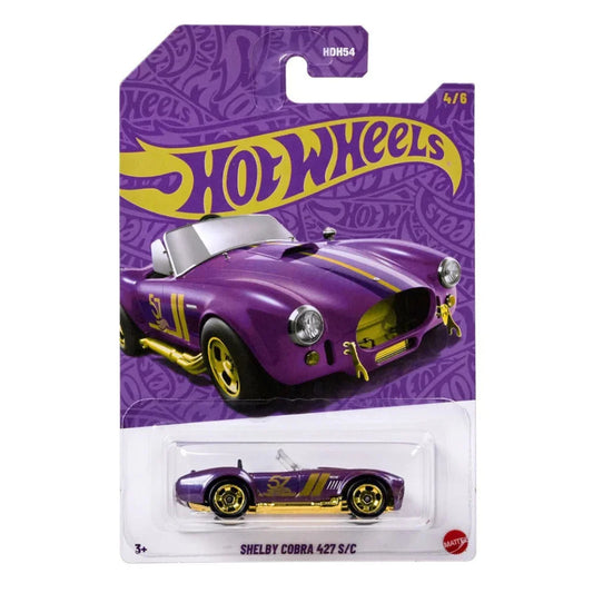 Hot Wheels Shelby Cobra 427 SC (Purple & Gold) | 1:64 Die-Cast Car | 57th Anniversary Edition