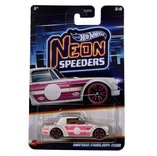 Neon Speeders Datsun Fairlady 2000 – Neon White 1:64 Scale Limited Edition Die-Cast Model