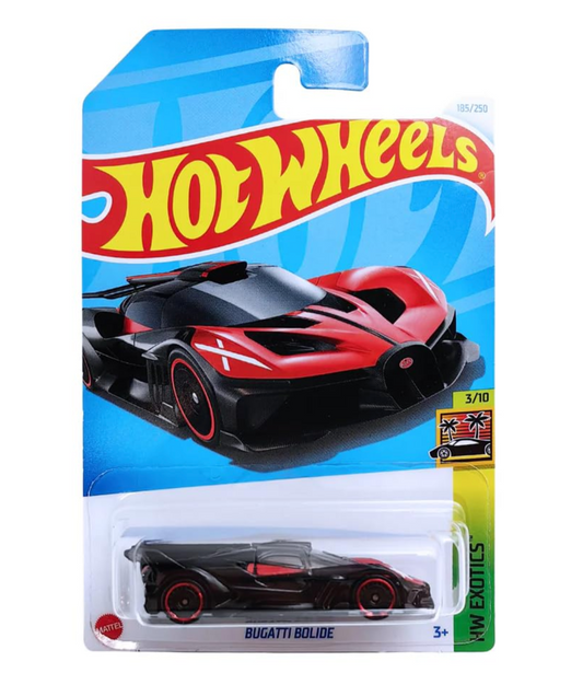 1:64 Scale Bugatti Bolide HW Exotics for Ages 3 and Up (Red)