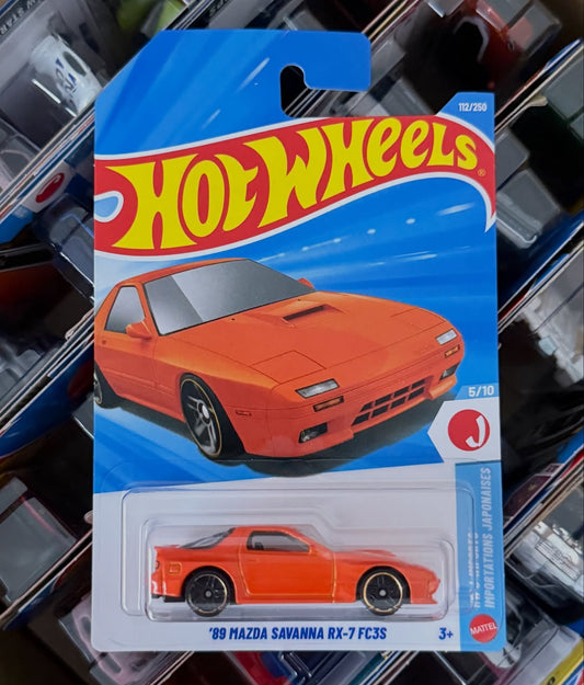 HOT WHEELS - 89 MAZDA SAVANNA RX-7 FC3S - 3D