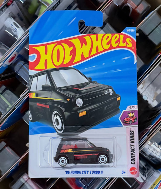 CREASED - HOT WHEELS - 85 HONDA CITY TURBO II - 4F