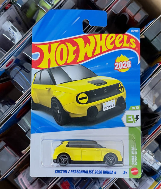 Hot Wheels Custom 2020 Honda E - Yellow