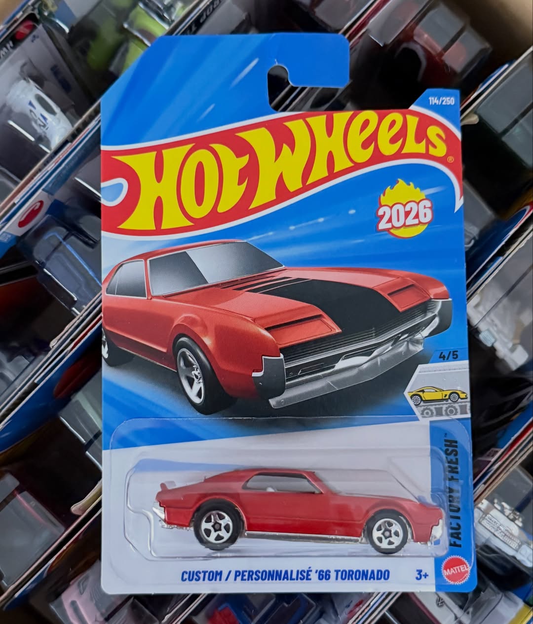 Hot Wheels Mainline E Case 2026: Custom/ Personnalise 66 Tornado