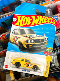 Hot Wheels Mazda RX-3 Yellow #243/250 – 2025 Hot Wheels Q Case | Collectible 1:64 Scale Car