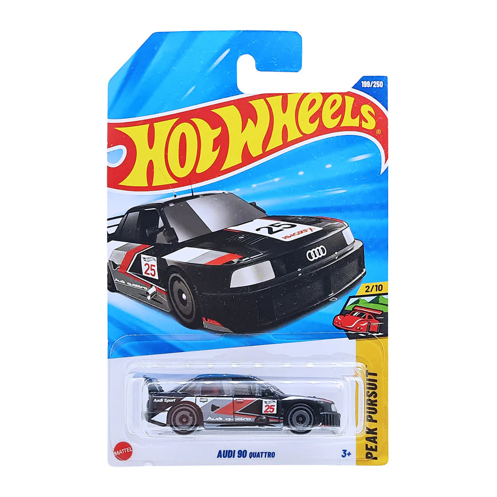 Hot Wheels 3 Pack Diecast Cars | Audi 90 quattro · Feline Lucky · Birthday Burner