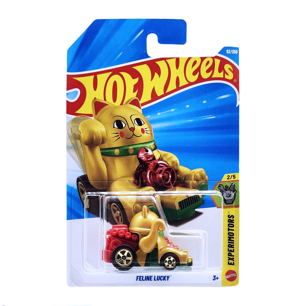 Hot Wheels 3 Pack Diecast Cars | Audi 90 quattro · Feline Lucky · Birthday Burner