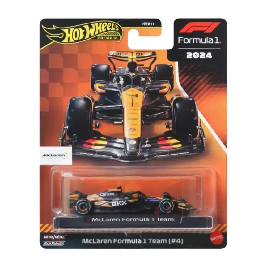 Hot Wheels Premium F1 Mclaren Formula 1 Team 2024 4 Lando Norris