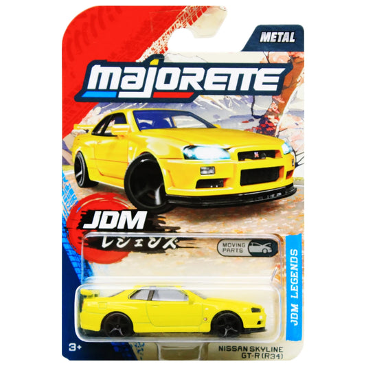 Majorette 8502100000 - JDM Legends Premium Cars - Nissan Skyline R34 - New