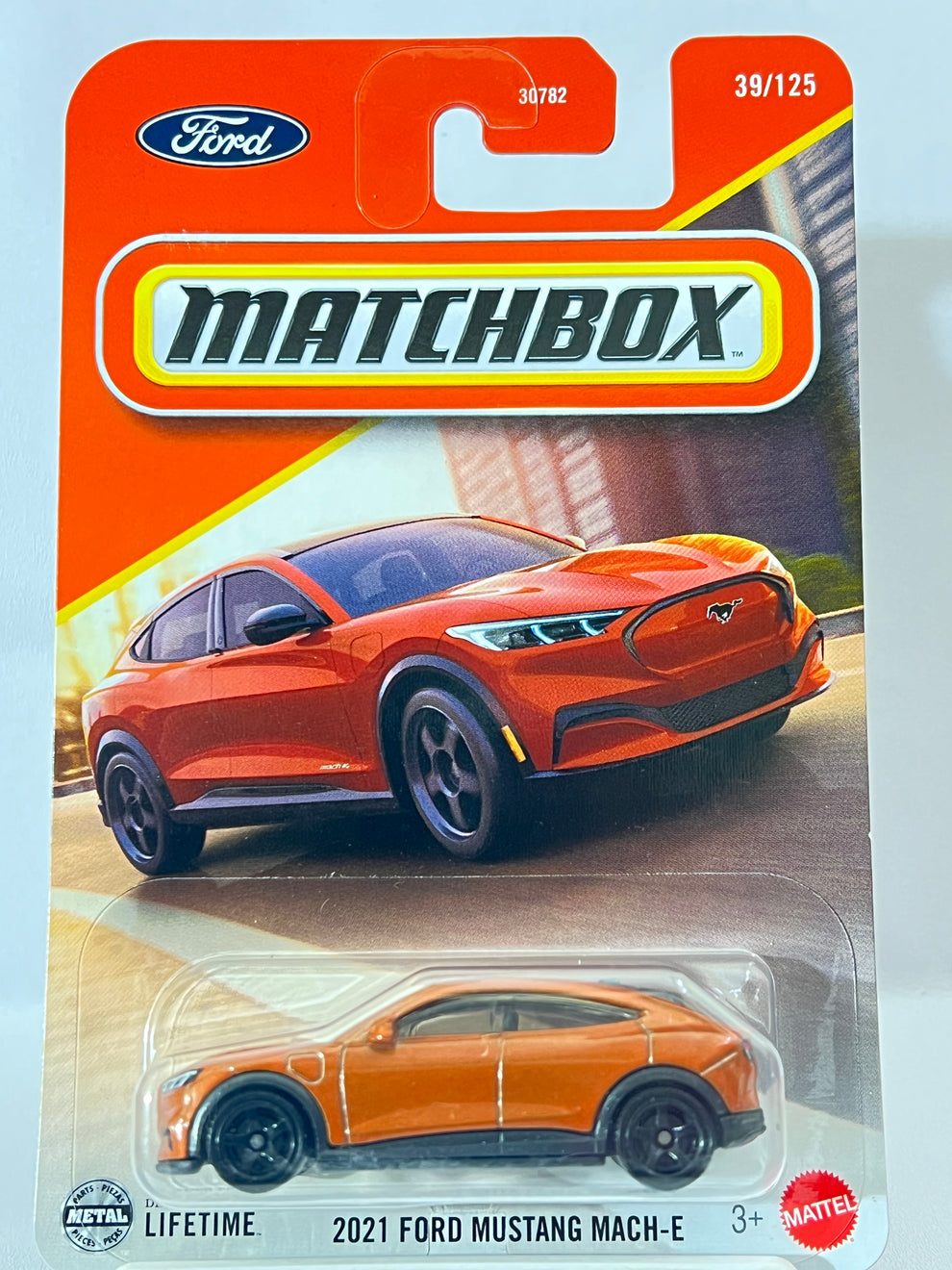 Matchbox 2021 Ford Mustang Mach-E | Mainline 1:64 Die-Cast Electric SUV Collectible