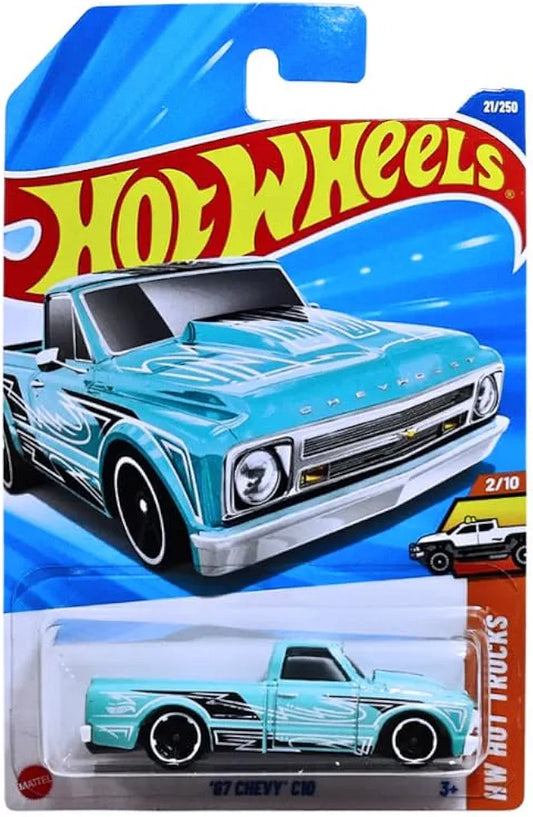 Hot Wheels 67 Chevy C10 HW Hot Truck Ages 3 and Up by Small Clamp (Blue)