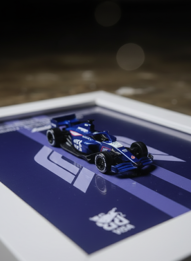 Premium 3D F1 Race Car Framed Art | Hot Wheels-Inspired Formula 1 Display | Perfect Gift for Car Lovers & Collectors