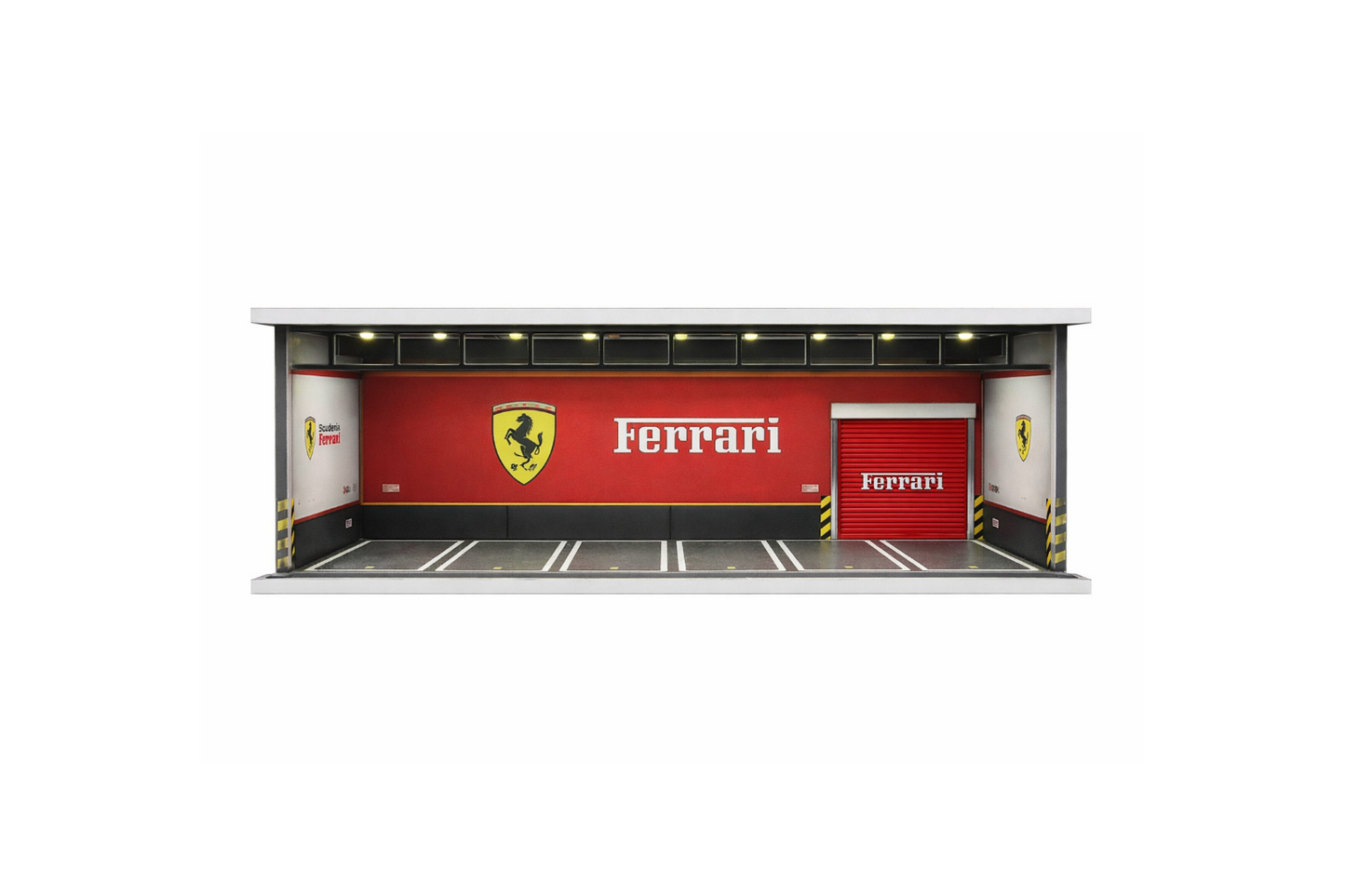 Ferrari hotwheels garageHot Wheels Ferrari Racing Garage Diorama Display – Premium Die-Cast Car Parking Scene