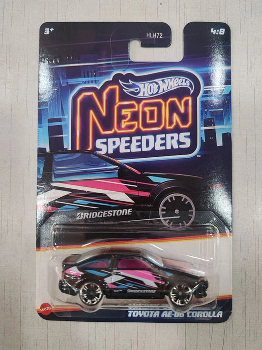 Hot Wheels NEON SPEEDERS | TOYOTA AE-86 COROLA|HLH72| 4:8