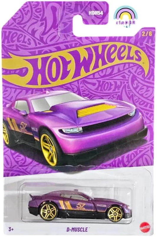 Hot Wheels Pearl and Chrome D-Muscle 57 Anniverssery for 3 Years & Above