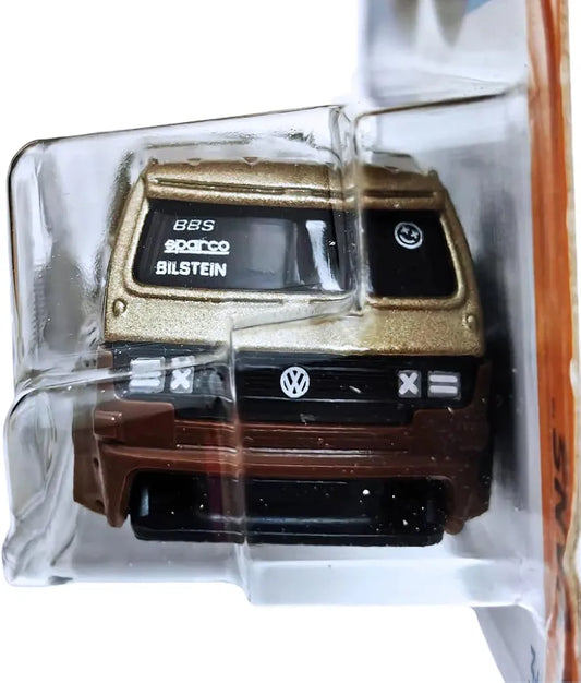 Hot Wheels 1:64 Scale VW T3 Custom HW Vans for Ages 3 and Up by Small CLAP (Brown)