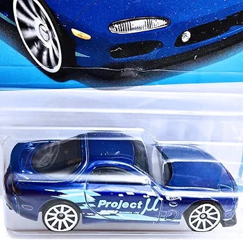 Hot Wheels 95 Mazda RX 7 Car Ages 3 and Up by Small CLAP (Blue)