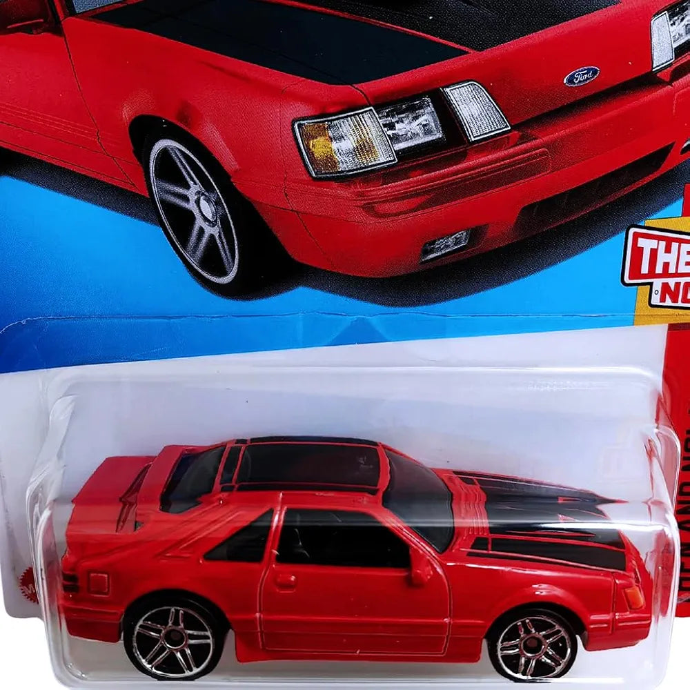 Hot Wheels 84 Mustang S40 Then and Now Ages 3 and Up (Red)